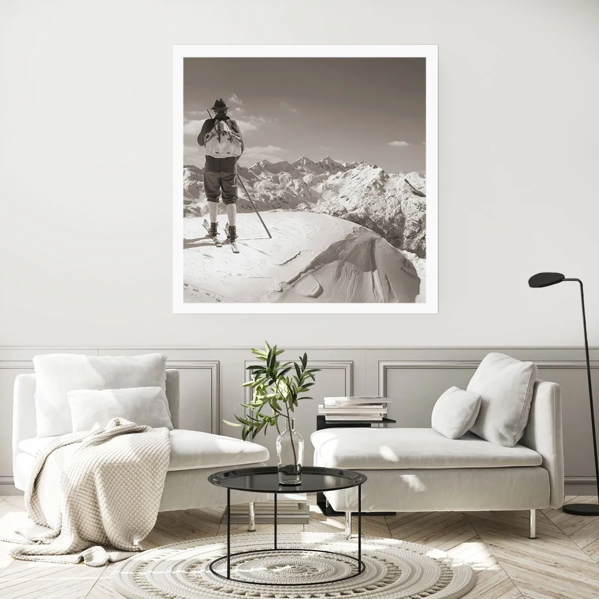 Affiche - Poster - Toutes les mêmes ces montagnes - 60x60 cm
