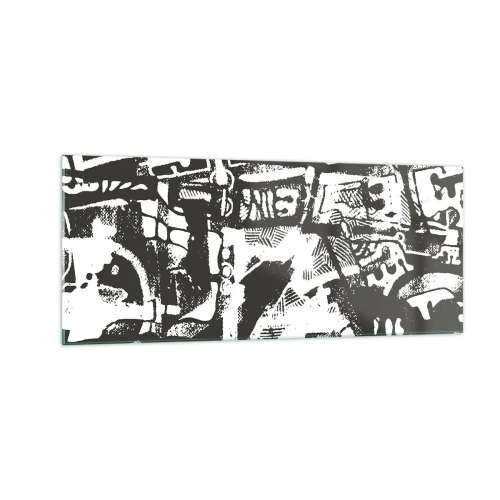 Impression sur verre - Image sur verre - Ordre ou chaos? - 100x40 cm