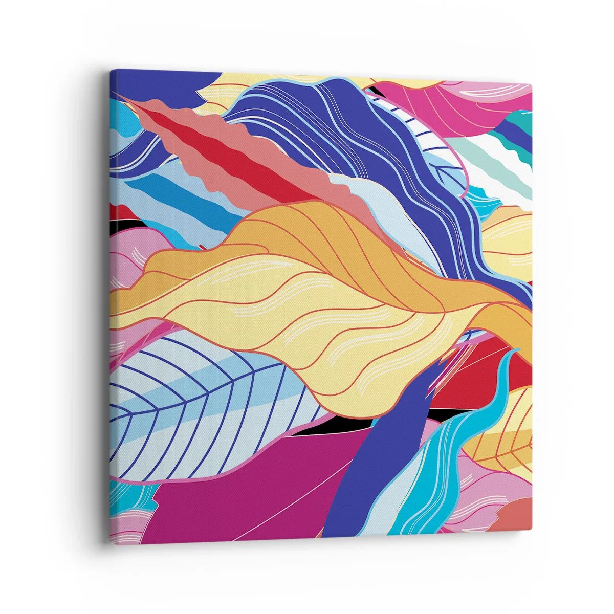 Impression sur toile - Image sur toile - Un désordre coloré - 40x40 cm