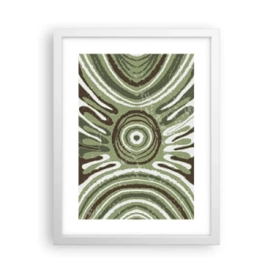 Affiche dans un cadre blanc - Poster - Une explosion d'émotions - 30x40 cm