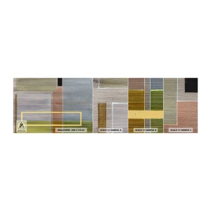 Échantillon De Papier Peint Standard Eco - Simple et calme - Abstraction, Art moderne, Rectangulaires - 100x30 cm