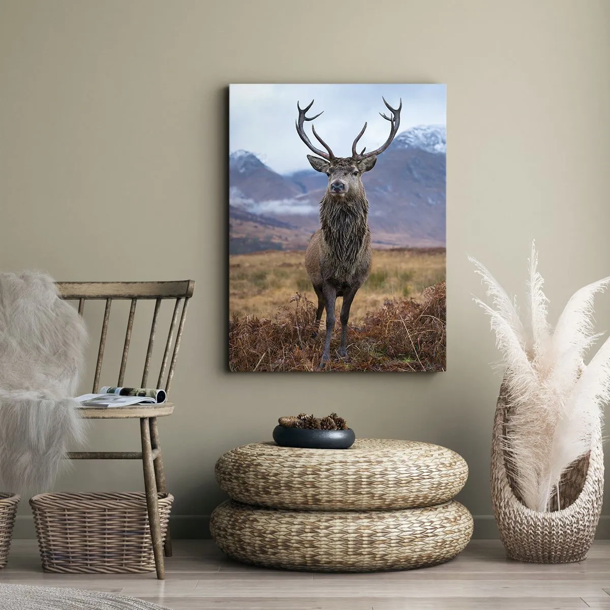 Impression sur toile - Image sur toile - Sur son propre terrain - 80x120 cm