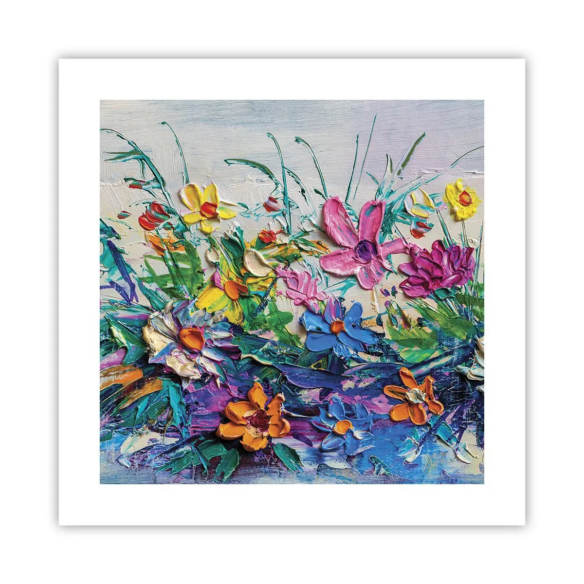 Affiche - Poster - Absolument pas une nature morte - 40x40 cm