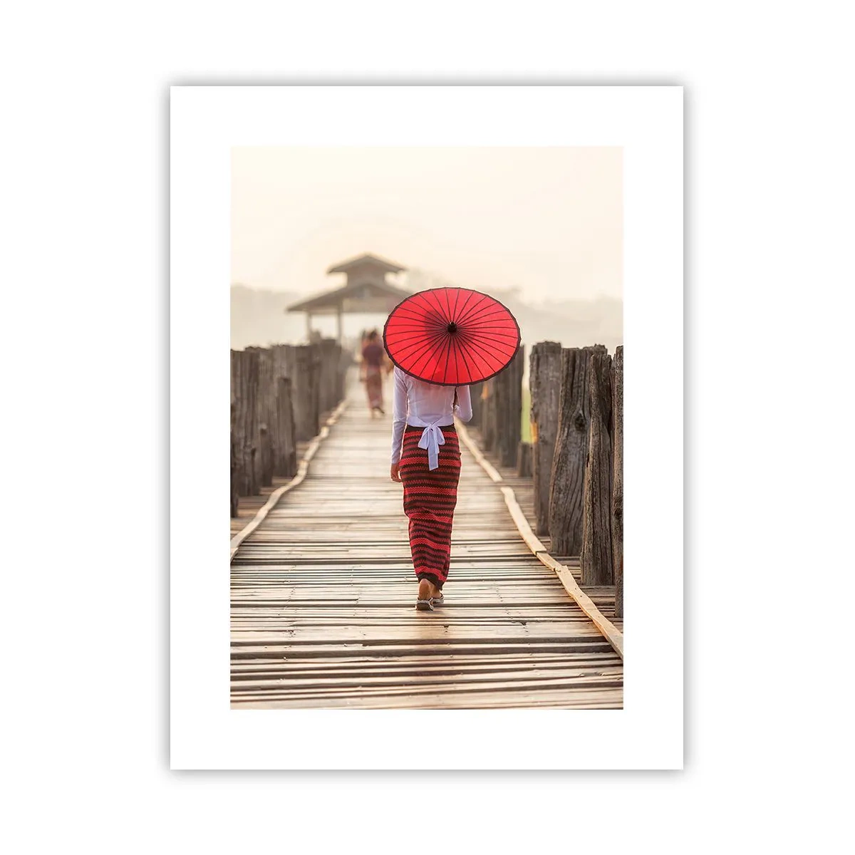Affiche - Poster - Sur le vieux pont - 30x40 cm