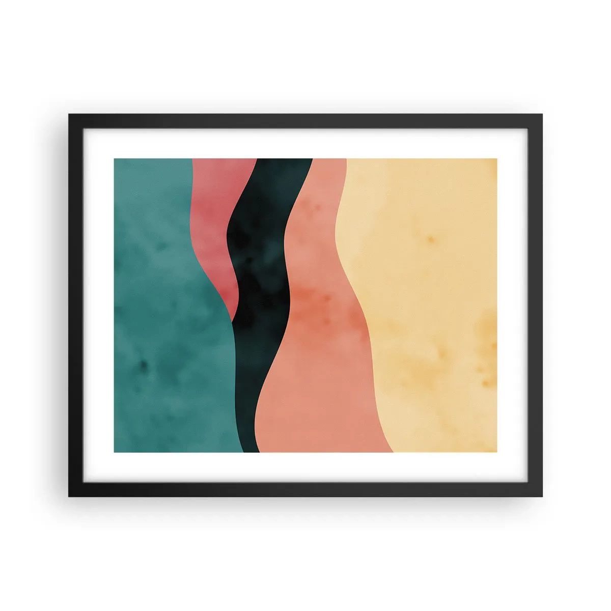 Affiche dans un cadre noir - Poster - Conformité non-conforme - 50x40 cm