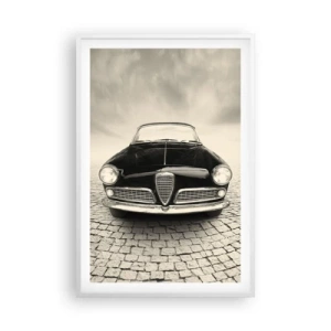 Affiche dans un cadre blanc - Poster - Et alors! Tu ne m'aime pas? - 61x91 cm