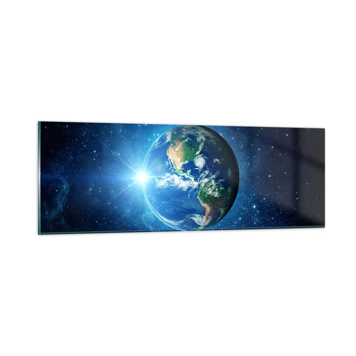 Impression sur verre - Image sur verre - Nous sommes au paradis - 90x30 cm