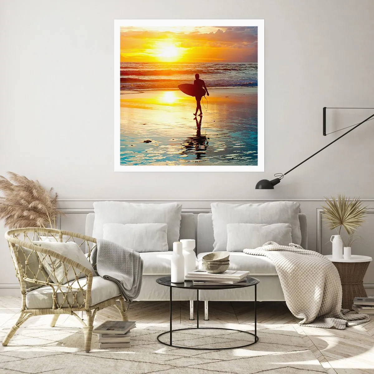 Affiche - Poster - Le retour du guerrier - 30x30 cm