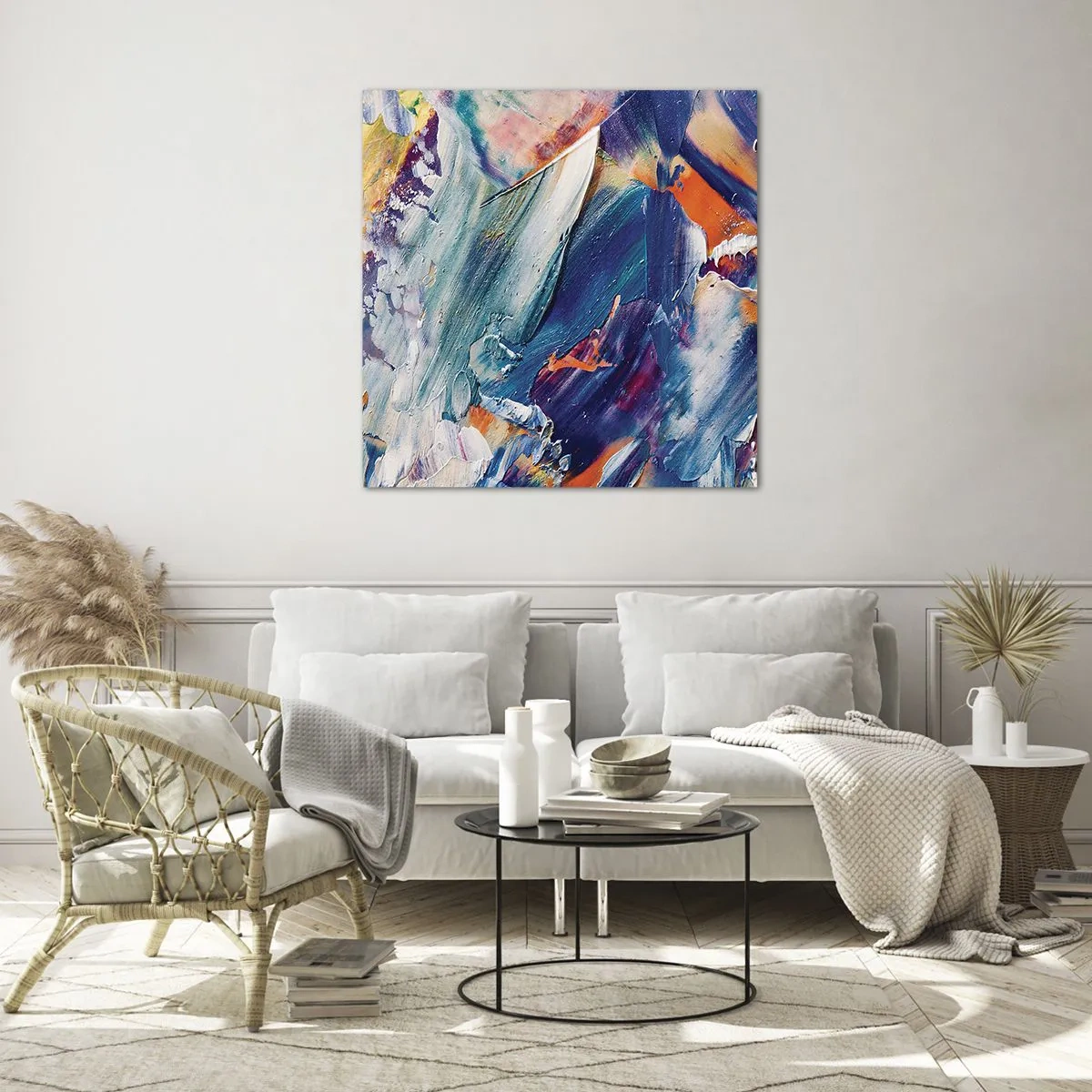 Impression sur verre - Image sur verre - Confusion des couleurs - 50x50 cm