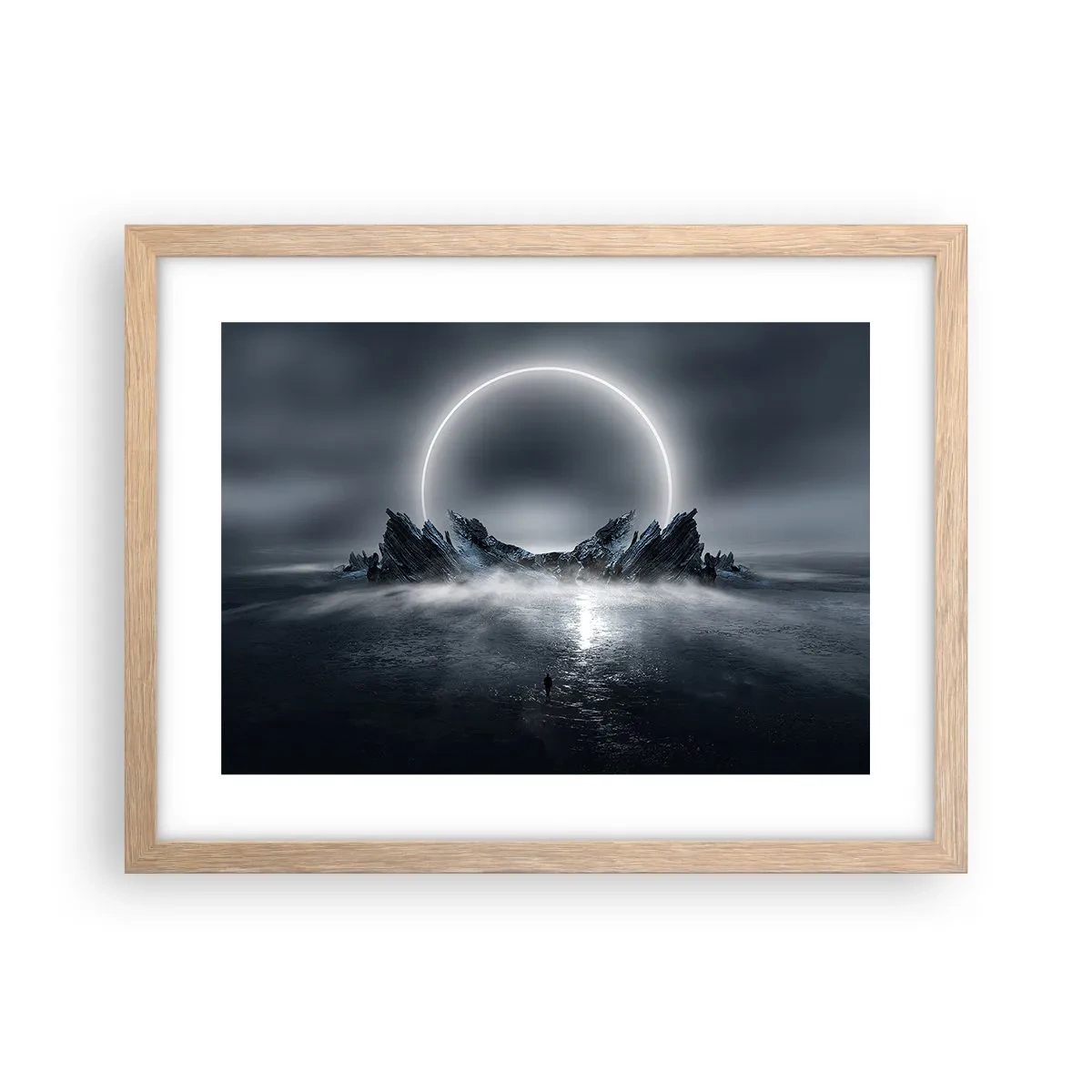 Affiche dans un chêne clair - Poster - La fin de l'histoire - 40x30 cm