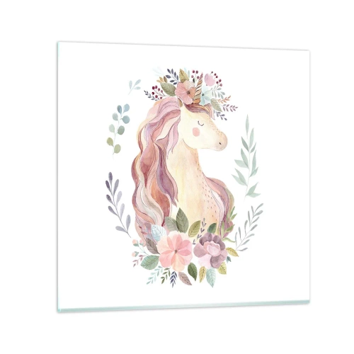 Impression sur verre - Image sur verre - Invitation au monde des contes de fées - 70x70 cm