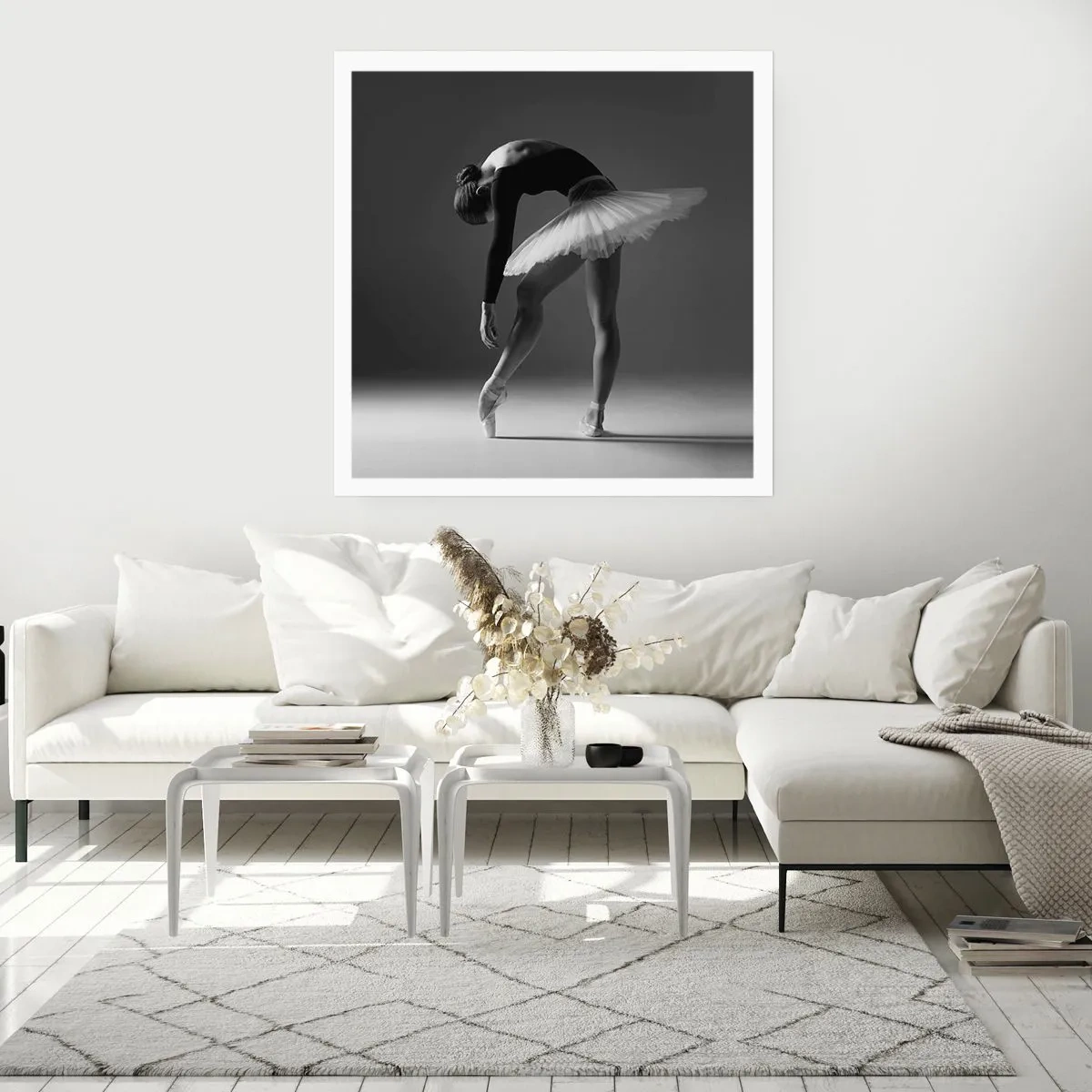 Affiche - Poster - Belle ballerine - 40x40 cm