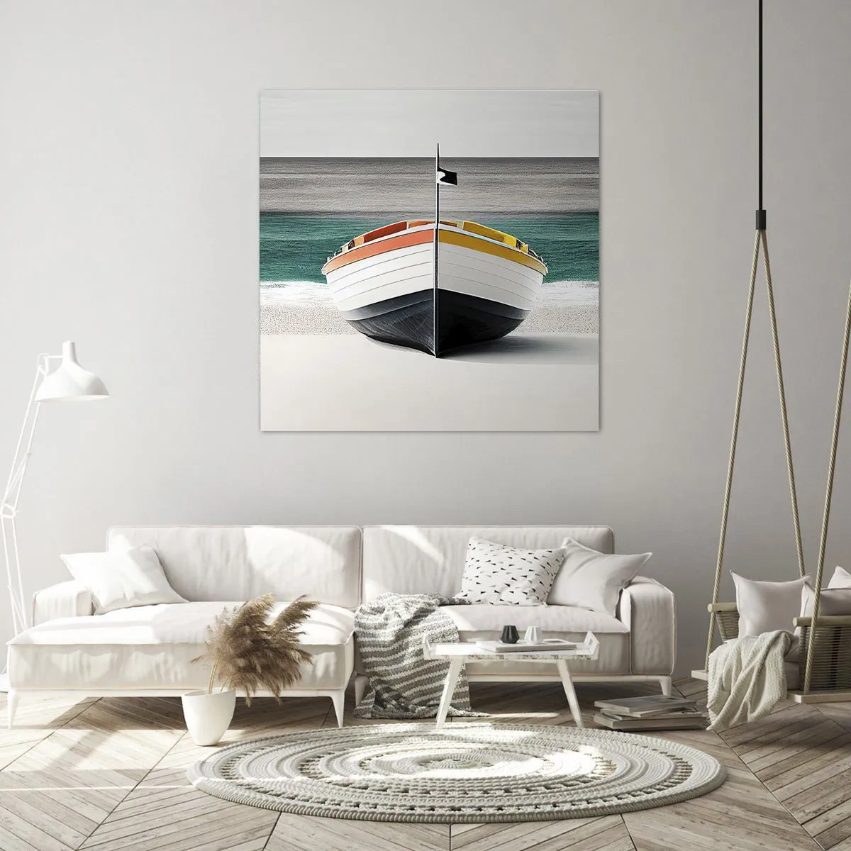 Impression sur toile - Image sur toile - A sa place - 60x60 cm