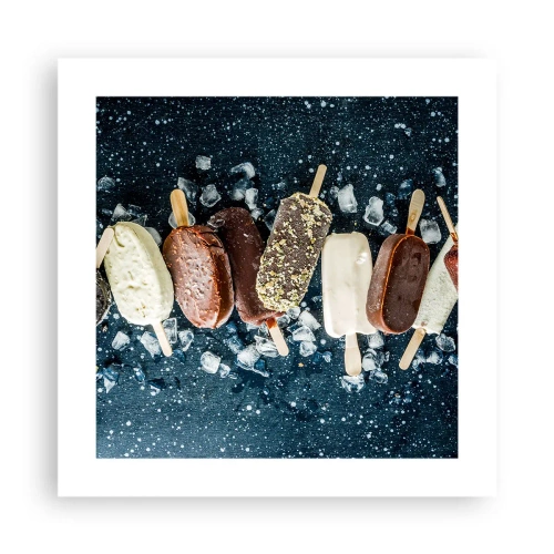 Affiche - Poster - Le goût de l'été chaud - 40x40 cm