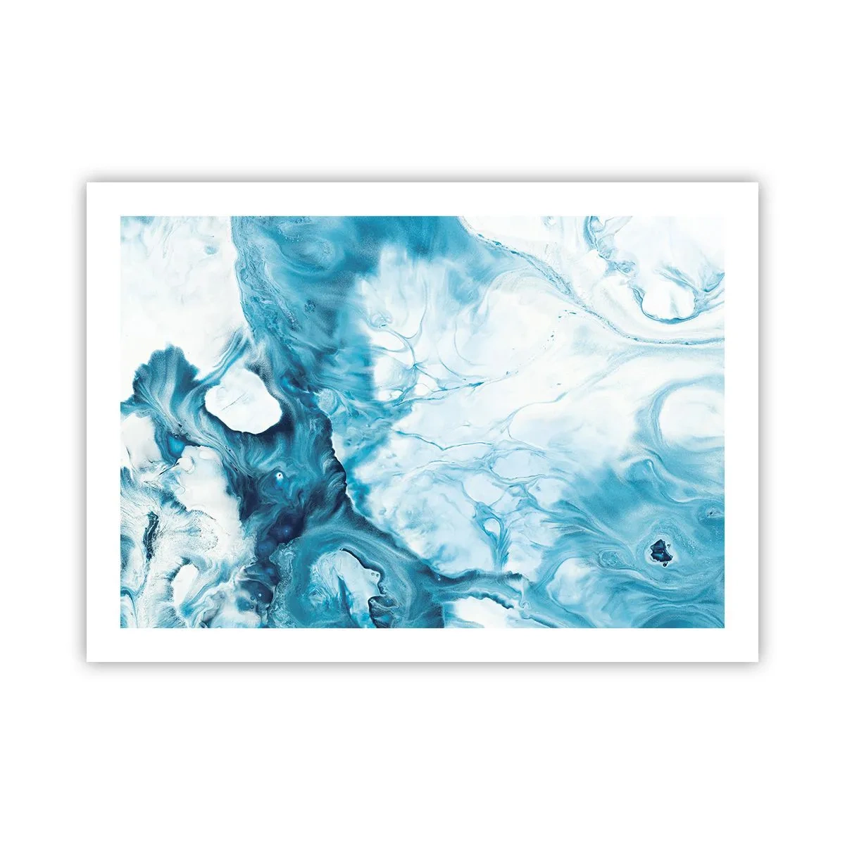 Affiche - Poster - Concert de bleu - 70x50 cm