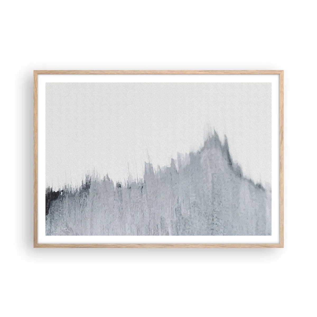Affiche dans un chêne clair - Poster - Une esquisse mystérieuse - 100x70 cm