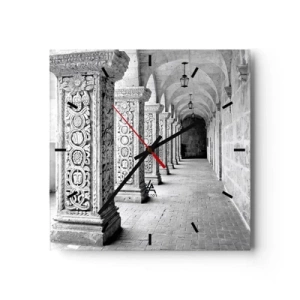 Horloge murale - Pendule murale - Où cela mène-t-il…? - 40x40 cm