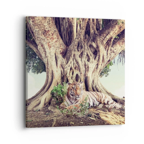 Impression sur toile - Image sur toile - Vue du Livre de la Genèse - 40x40 cm