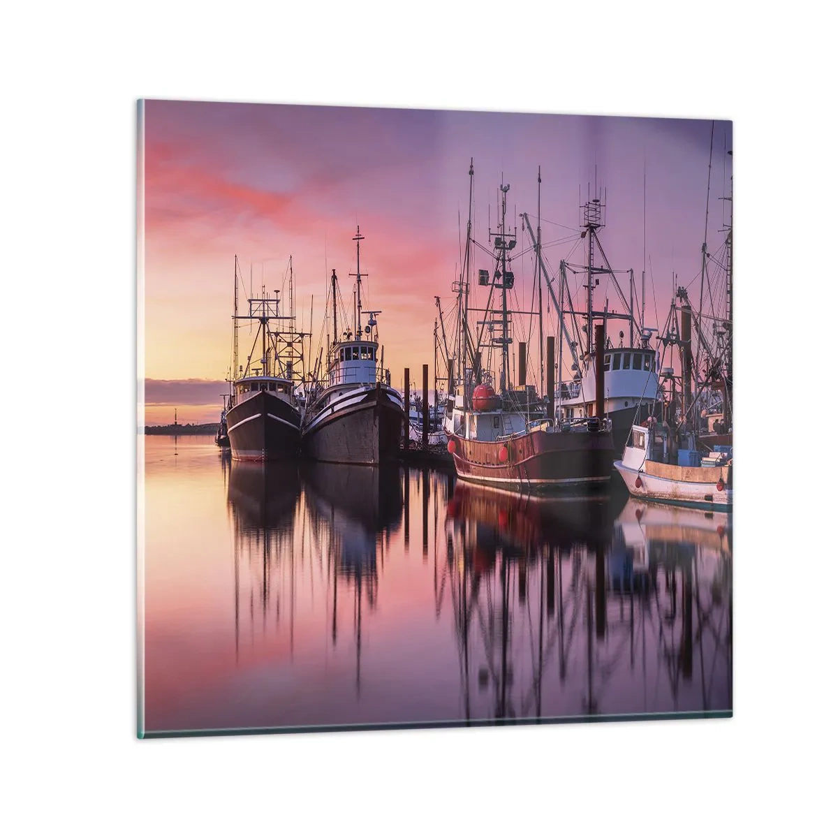 Impression sur verre - Image sur verre - Avant le jour suivant - 30x30 cm