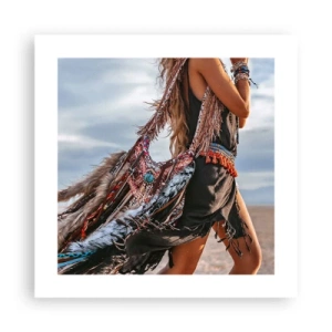 Affiche - Poster - La fille du chaman - 40x40 cm