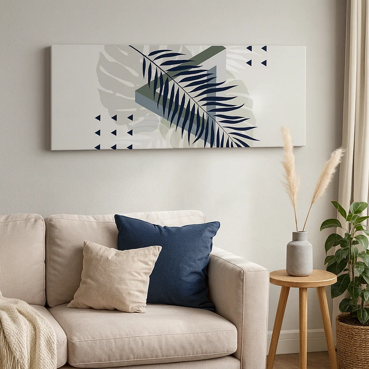 Impression sur toile - Image sur toile - Nature et géométrie - deux odres? - 30x30 cm