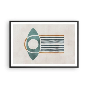 Affiche dans un cadre noir - Poster - Signes et rituels - 91x61 cm