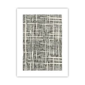 Affiche - Poster - Composition tissée - 30x40 cm
