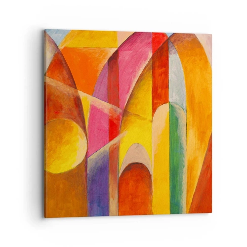 Impression sur toile - Image sur toile - Cathédrale du soleil - 70x70 cm