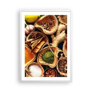 Affiche dans un cadre blanc - Poster - Prends ce que tu veux - 50x70 cm