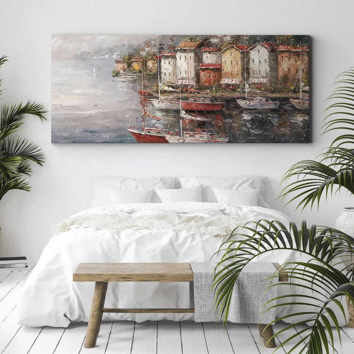 Impression sur toile - Image sur toile - Havre romantique - 90x30 cm