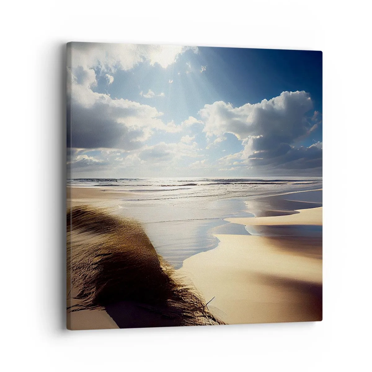 Impression sur toile - Image sur toile - Plage, plage sauvage - 40x40 cm