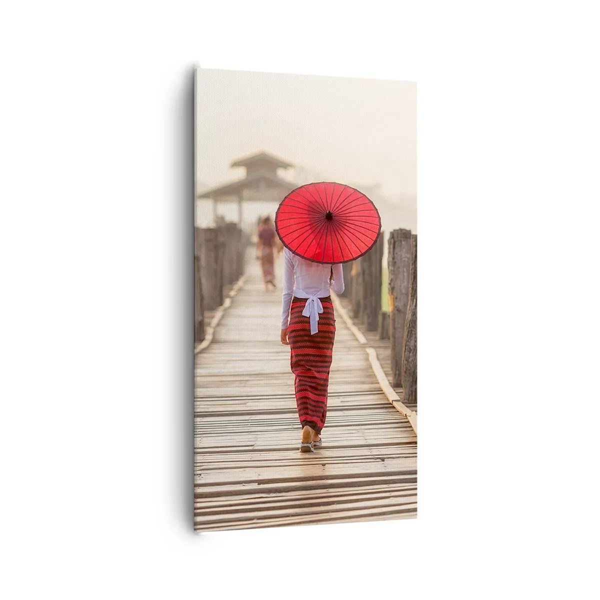 Impression sur toile - Image sur toile - Sur le vieux pont - 65x120 cm