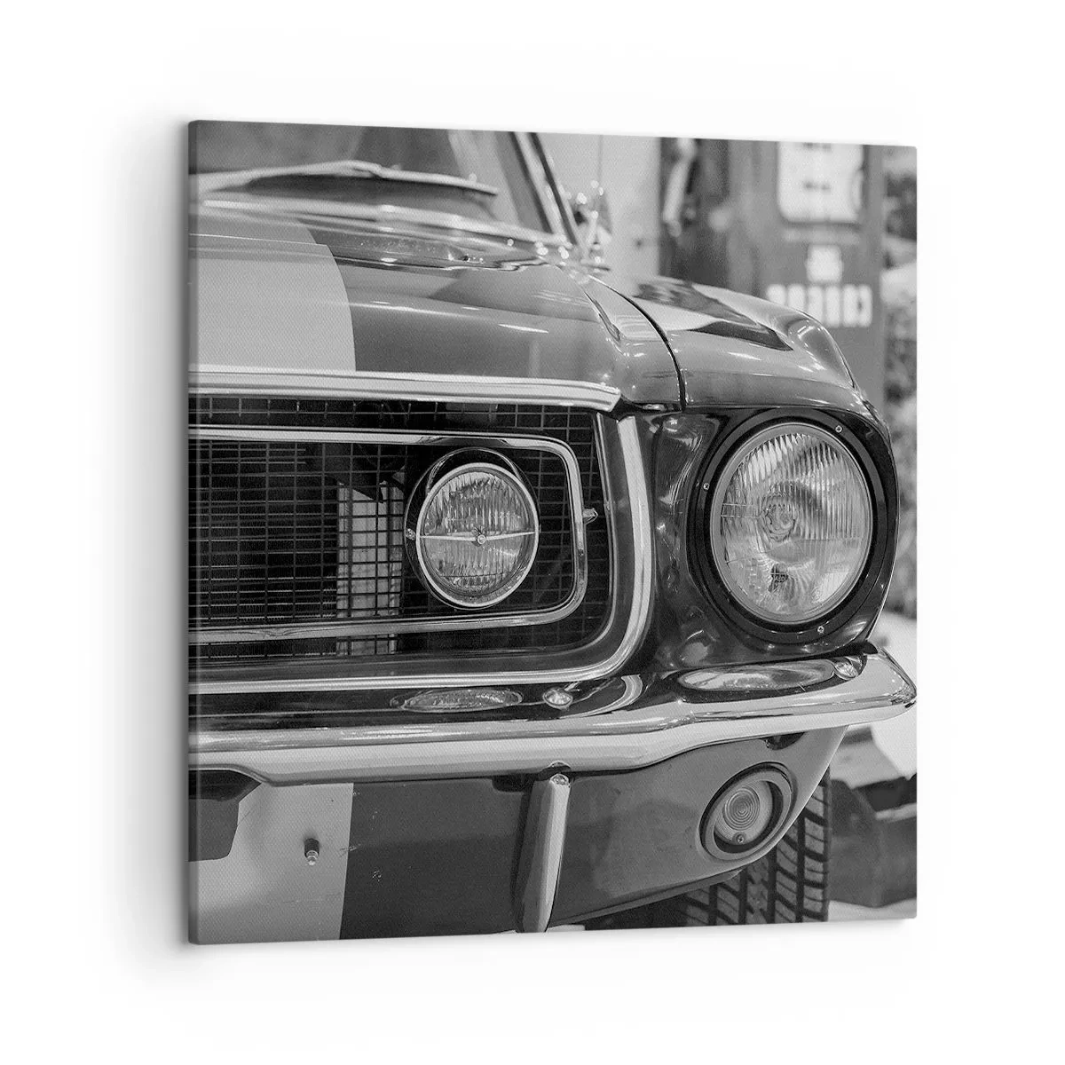 Impression sur toile - Image sur toile - Conduire dur - 50x50 cm