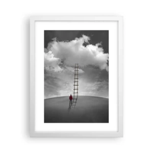 Affiche dans un cadre blanc - Poster - Tout est possible - 30x40 cm