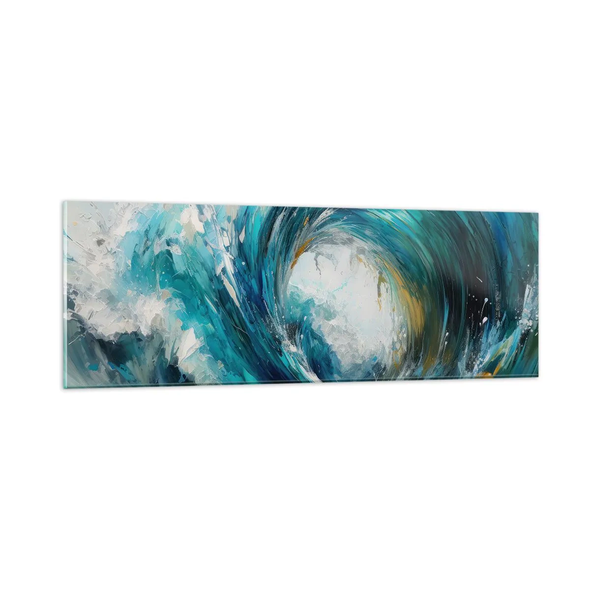 Impression sur verre - Image sur verre - Portail maritime - 90x30 cm