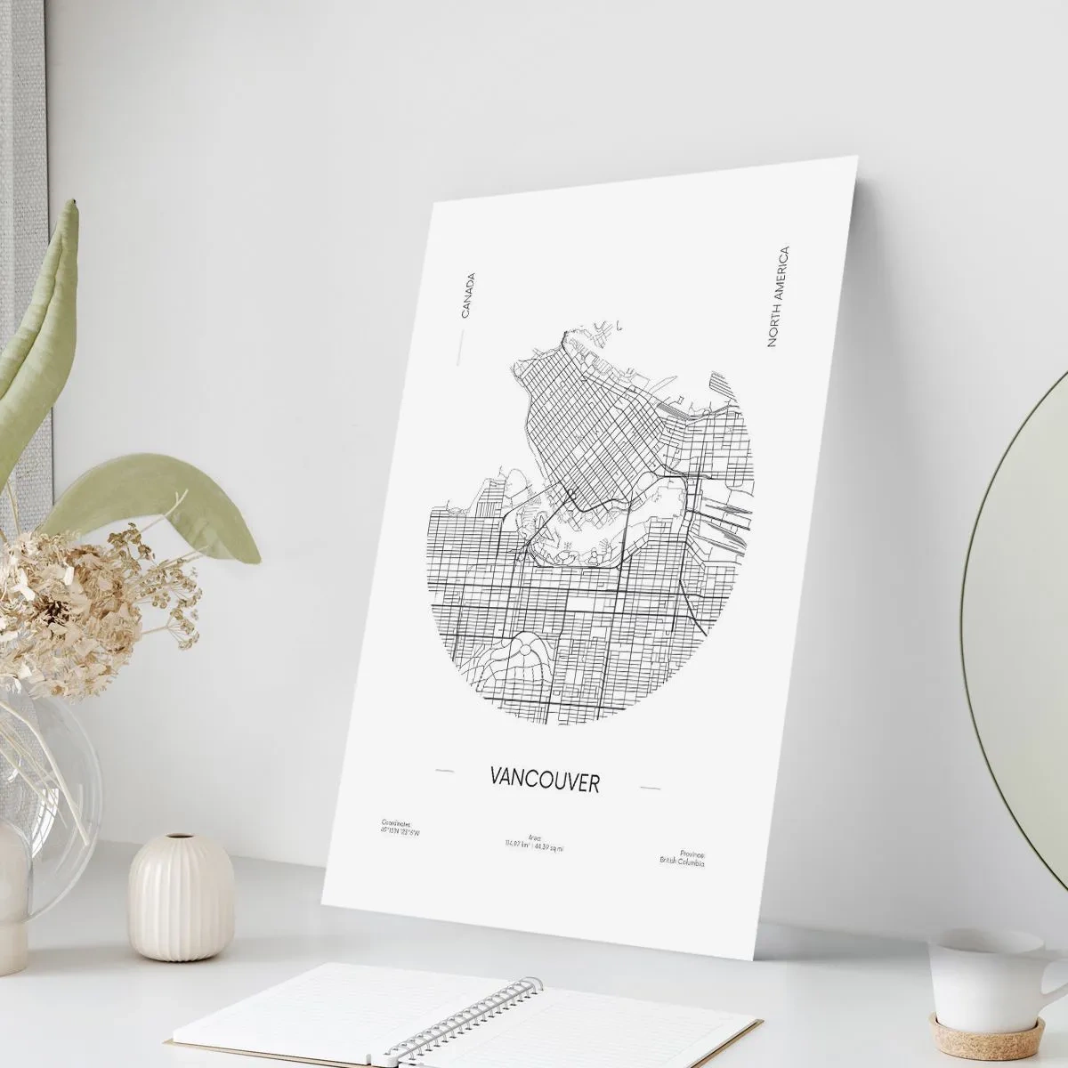 Affiche - Poster - Anatomie de Vancouver - 40x50 cm