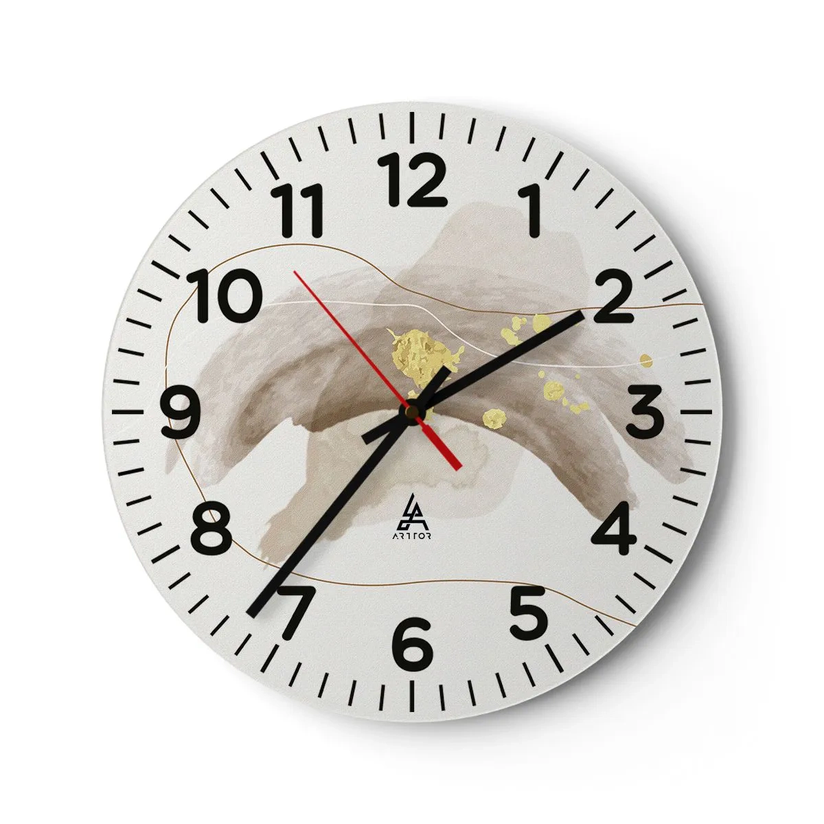 Horloge murale - Pendule murale - rencontré dans l'espace - 40x40 cm