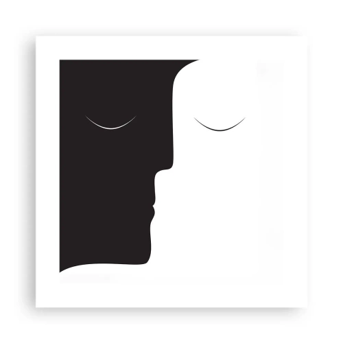Affiche - Poster - Unité des contraires - 40x40 cm