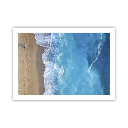 Affiche - Poster - La force du bleu - 70x50 cm