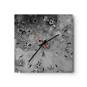 Horloge murale - Pendule murale - Comme un paysage lunaire - 40x40 cm