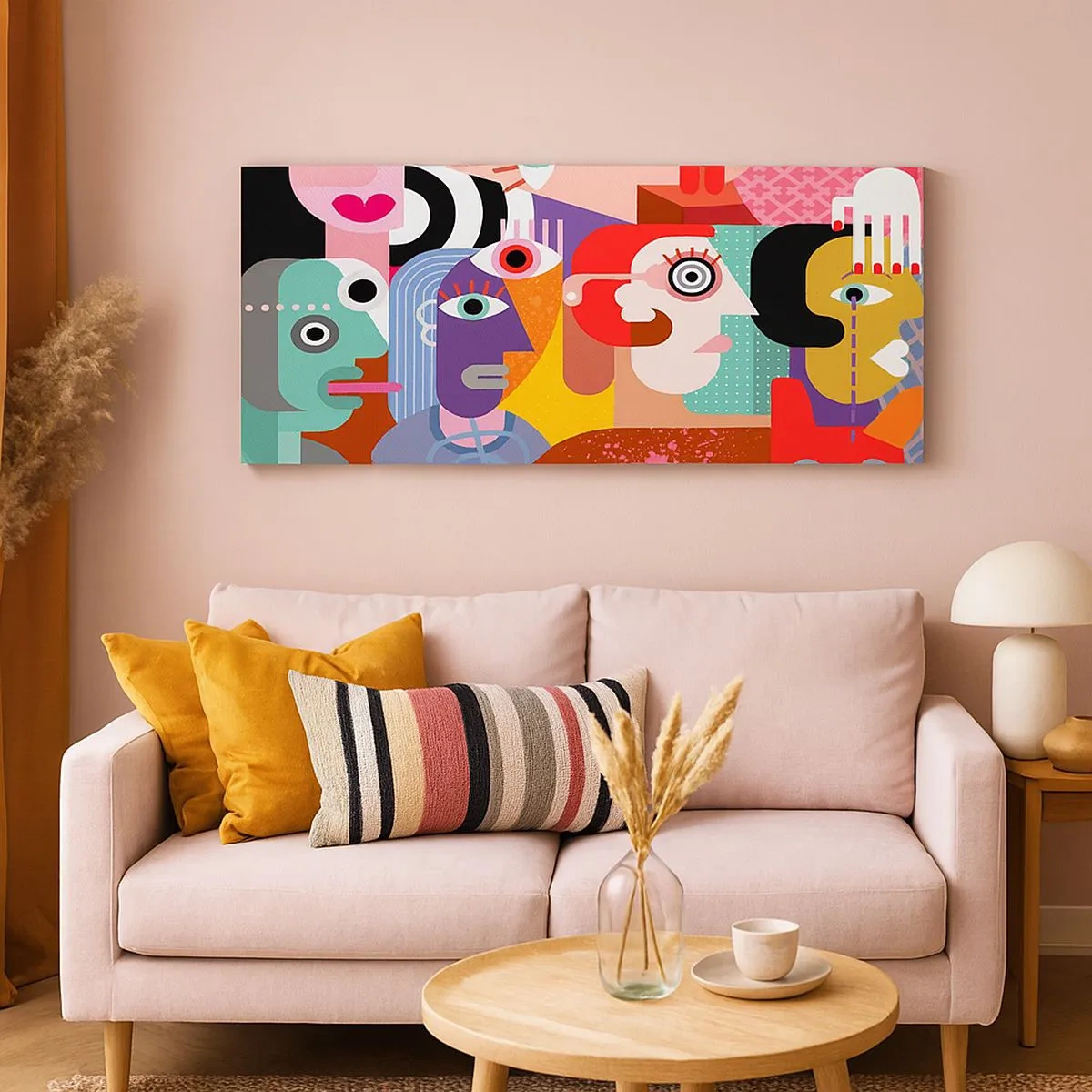 Impression sur toile - Image sur toile - Nous par M. Picasso - 100x40 cm