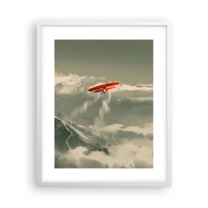 Affiche dans un cadre blanc - Poster - Pionnier intrépide - 40x50 cm