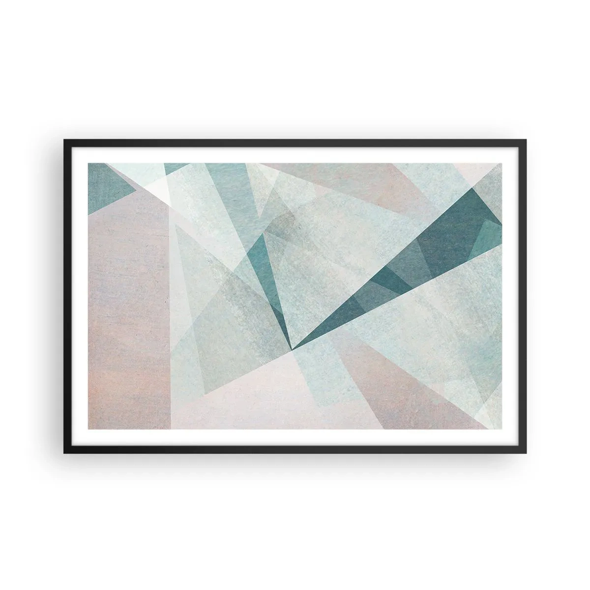 Affiche dans un cadre noir - Poster - Calme bien que dynamique - 91x61 cm