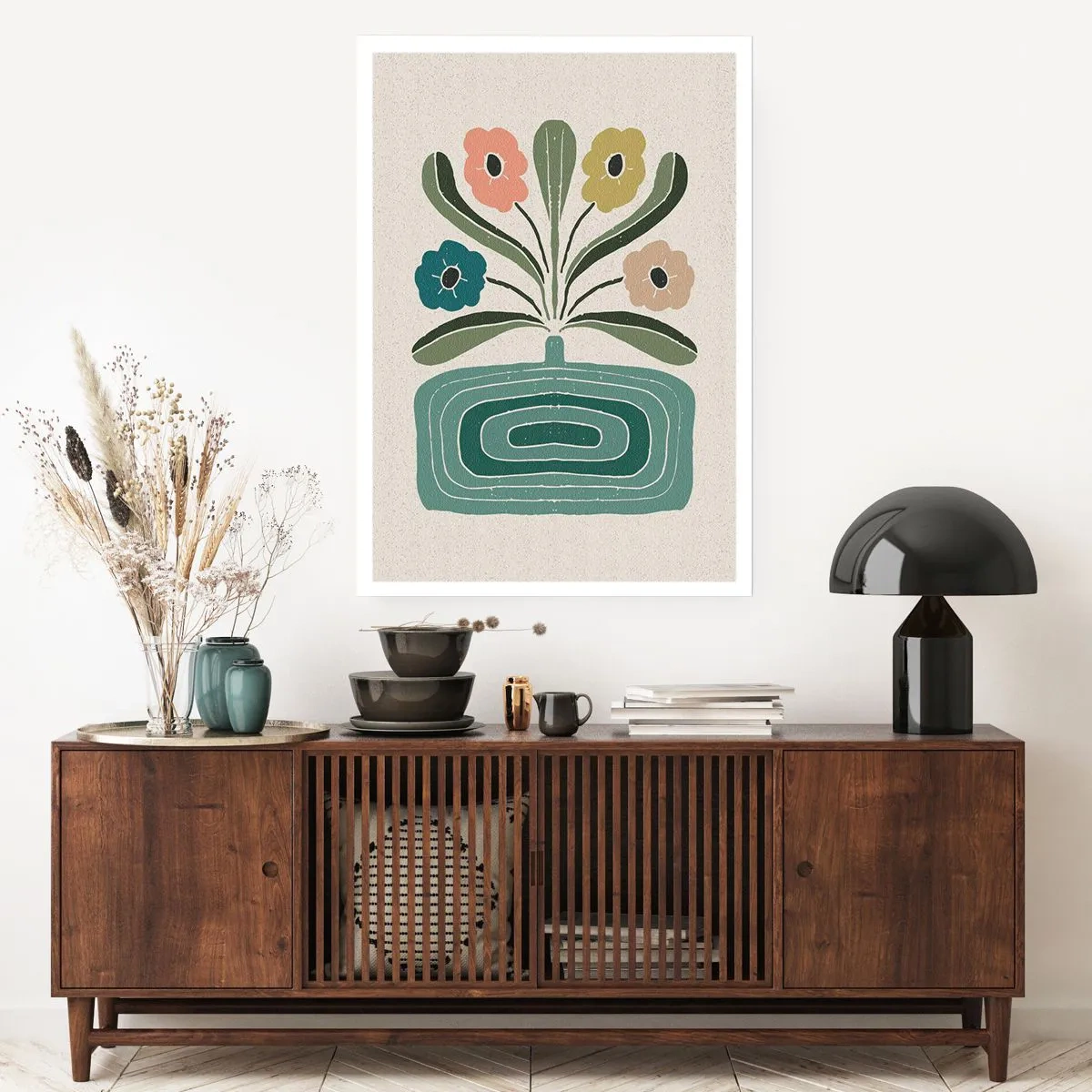 Affiche - Poster - Bouquet symétrique - 30x40 cm