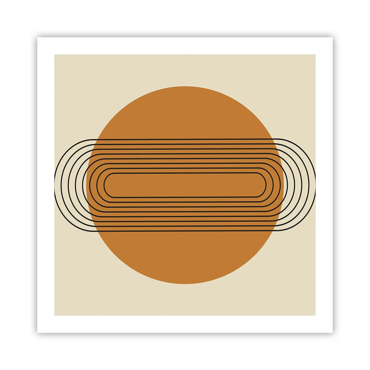 Affiche - Poster - Plan idéal - 60x60 cm