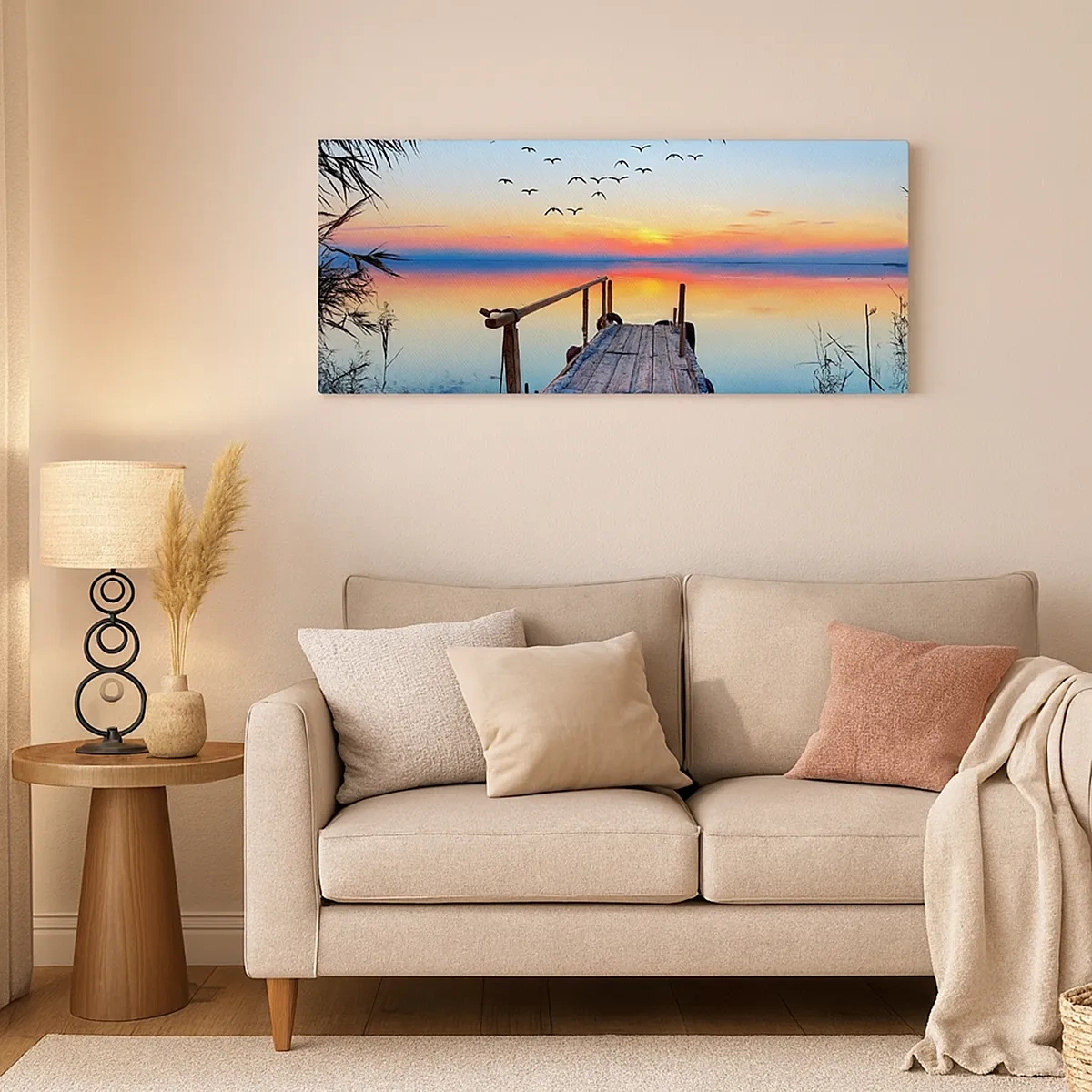 Impression sur toile - Image sur toile - Il est temps de rentrer... - 30x30 cm