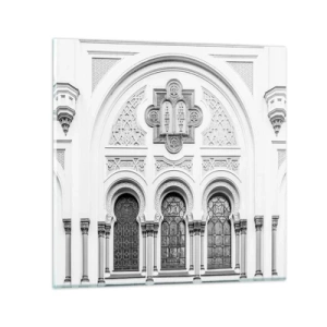 Impression sur verre - Image sur verre - À la frontière des cultures - 30x30 cm