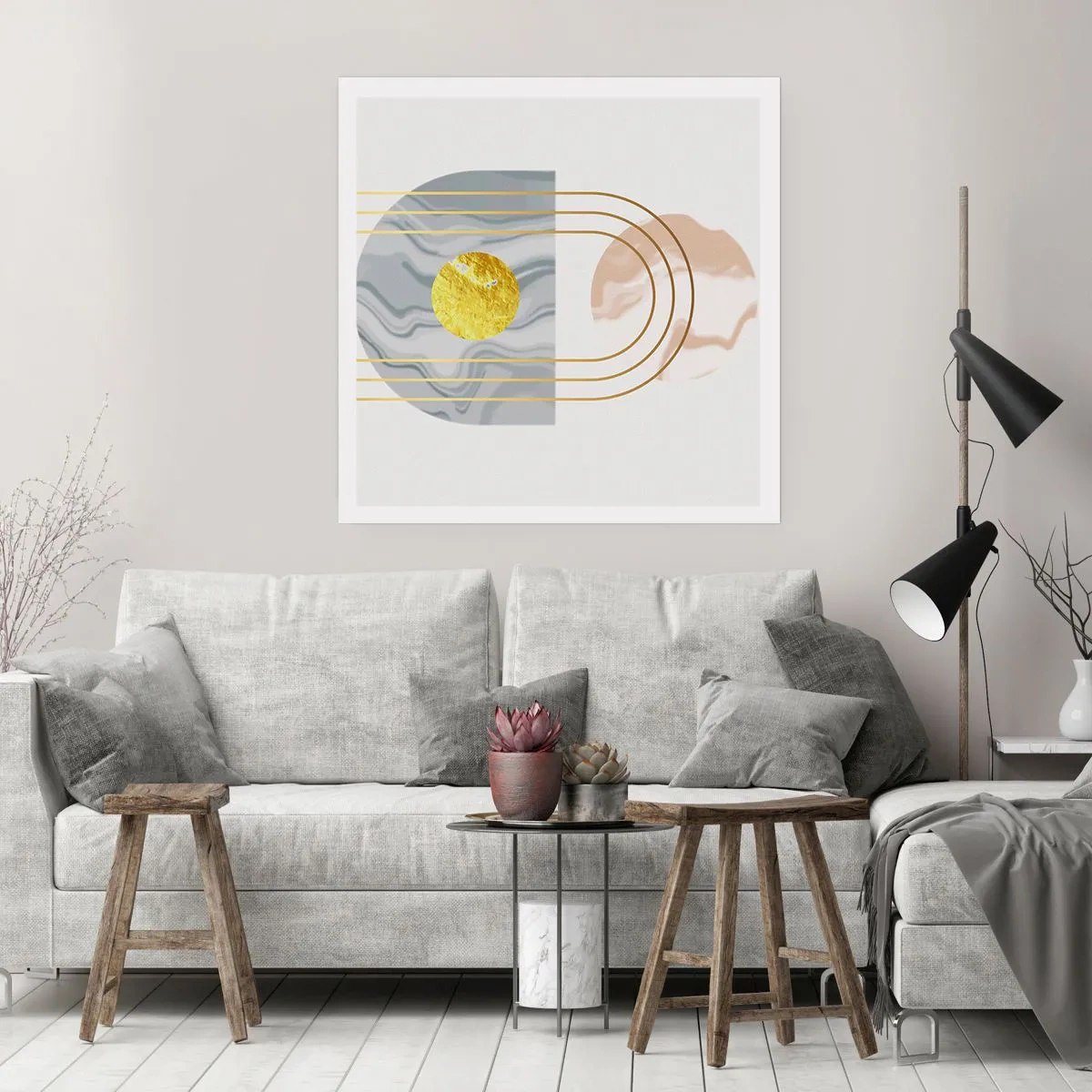 Affiche - Poster - Clareté et brillance - 50x50 cm