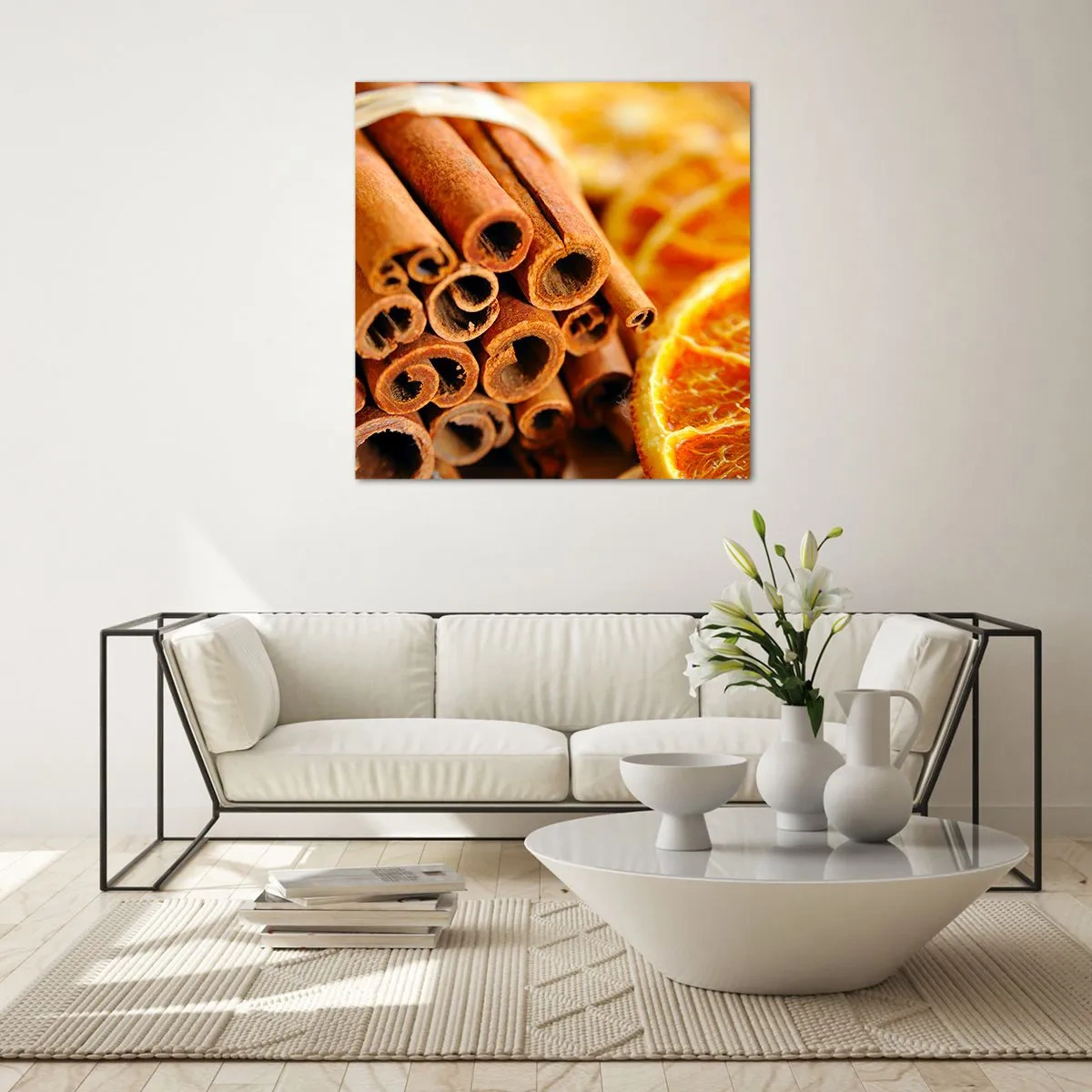 Impression sur verre - Image sur verre - Sentez-vous leurs odeurs? - 40x40 cm