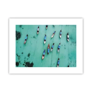 Affiche - Poster - Dans une attente jouyeuse - 40x30 cm